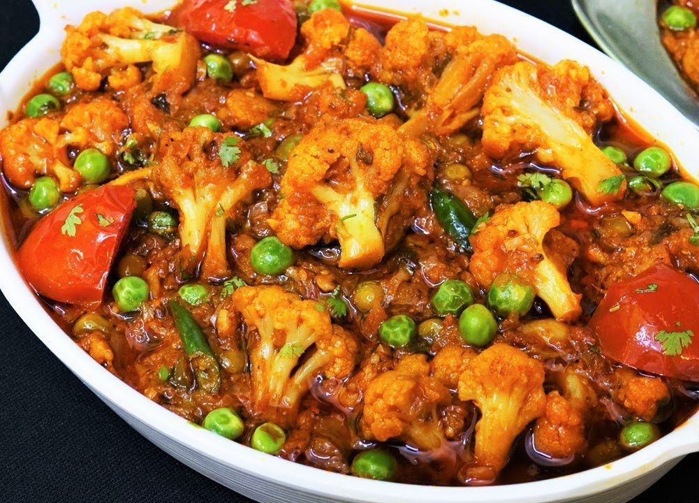 Restaurant Style Gobi Matar Masala Pakistani Food Recipe